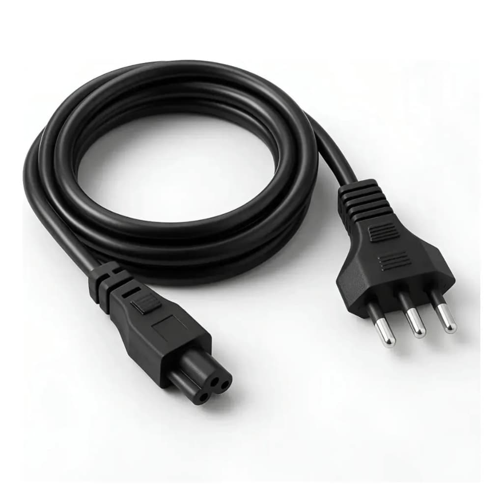 Cabo De Força Tripolar Iec C5 Tipo Mickey Para Monitor Pc Im