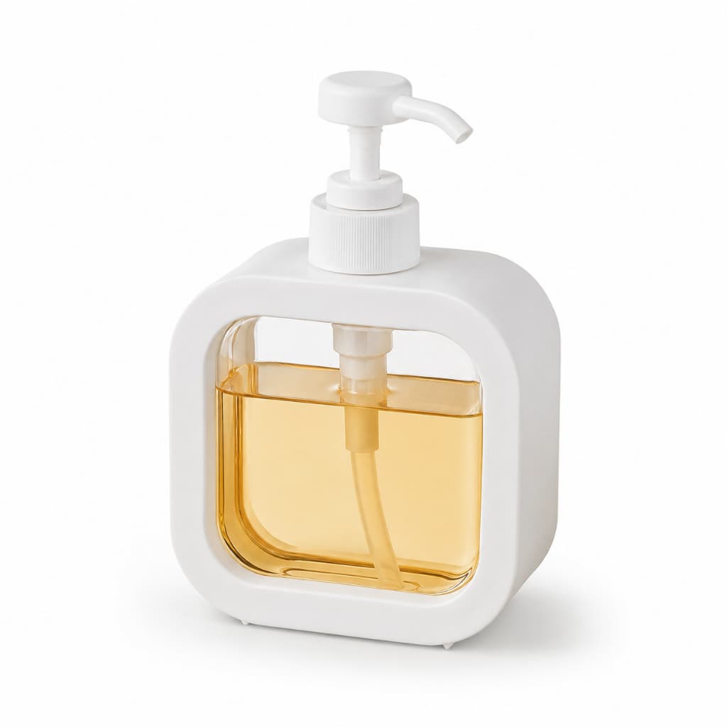 Porta Sabonete Dispenser Shampoo Detergente Líquido 300ml