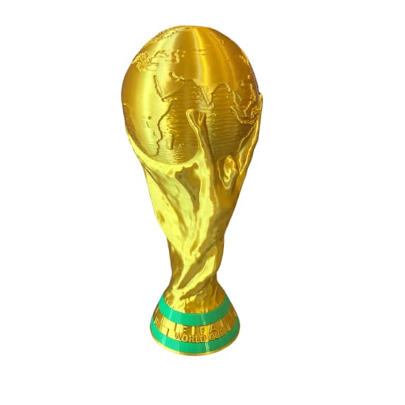 Troféu Copa do Mundo FIFA 24cm Impressão 3D Decorativo Colecionável PLA