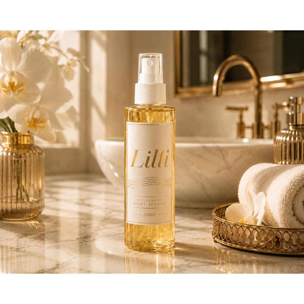 Body Splash Lili Feminino 200ml - Perfume Corporal Acetinado