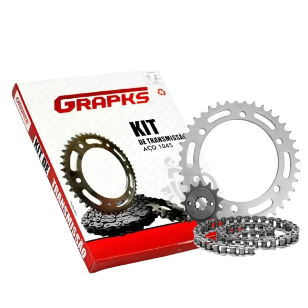 KIT RELAÇÃO TRANSMISSÃO XRE 300 GRAPKS