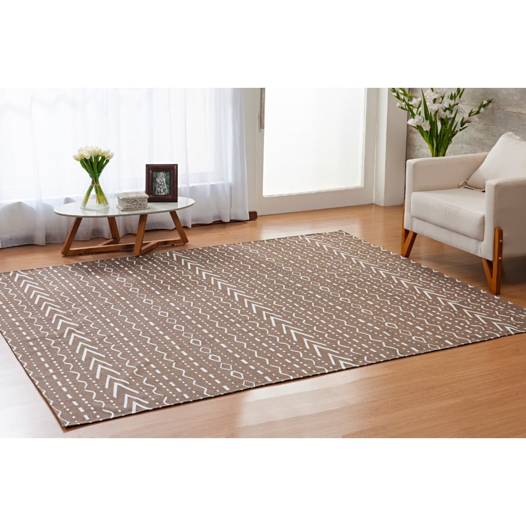 Tapete De Sala Carpete Jacquard Antiderrapante para Cozinha Lavável Premium 200cm X 250cm