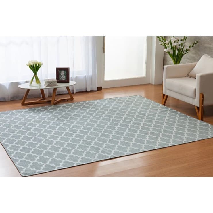 Tapete De Sala Jacquard Antiderrapante para Cozinha Lavável Premium 300cm X 200cm