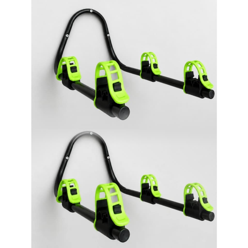 Kit 2 Suportes KAWAK para 2 Bicicletas Parede Horizontal Aço Reforçado Universal Organizador de Bike Alta Resistência