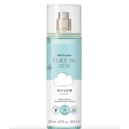 Body Splash Desodorante Colônia Cuide-se Bem Nuvem 200ml