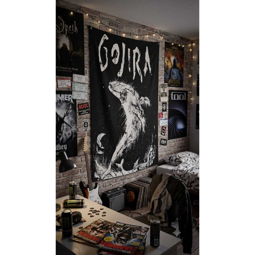 Bandeira Decorativa Gojira Decoração Rock