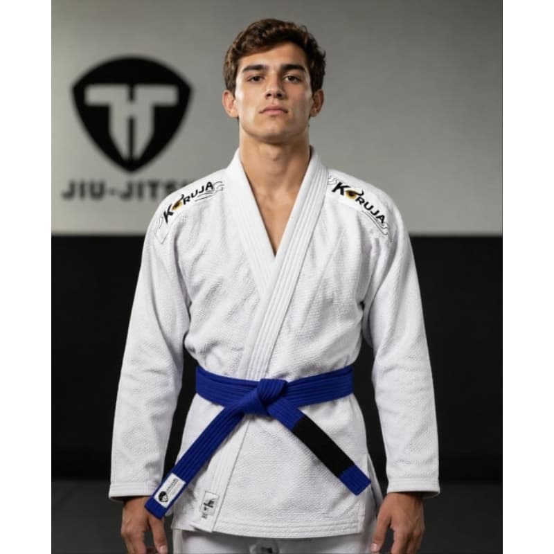 Kimono Trançadão Unissex Jiu Jitsu Adulto Reforçado Koruja
