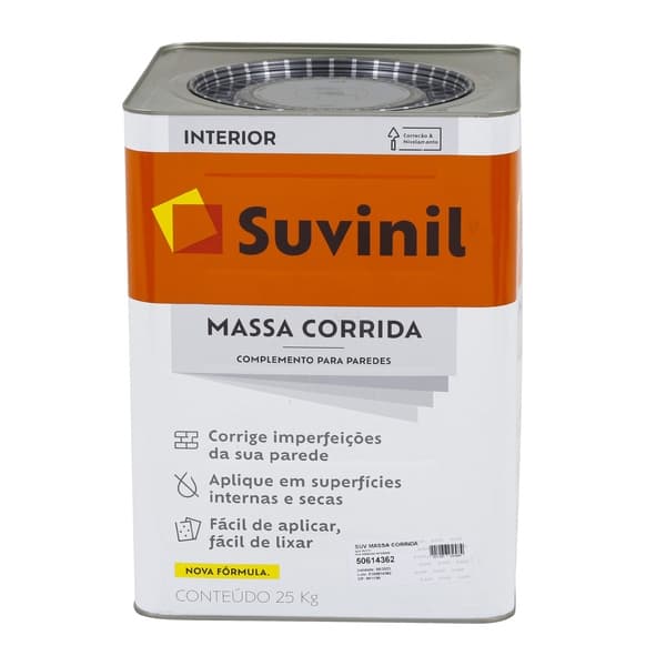 Massa corrida Suvinil Interior 25kg JS