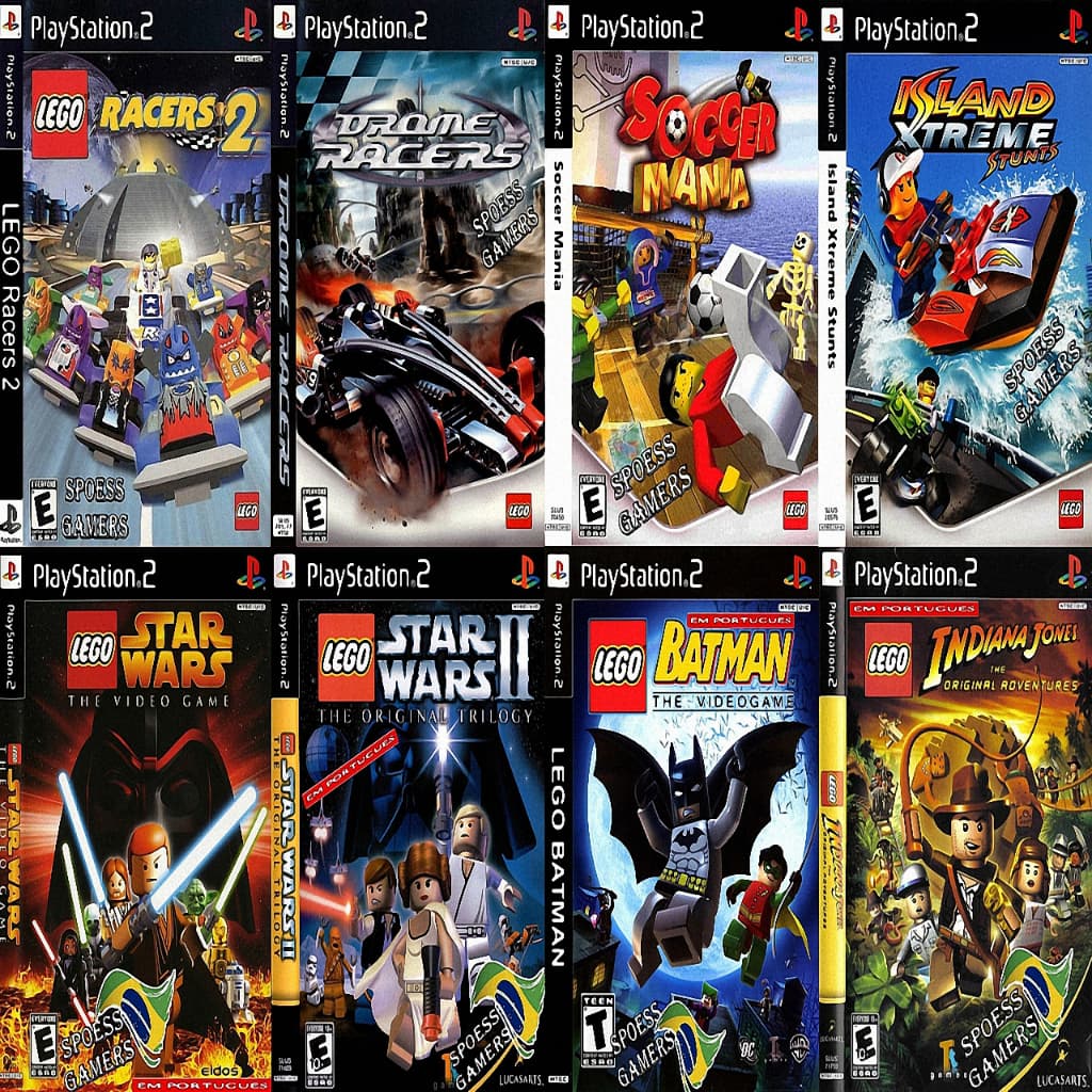 LEGO PS2 Compatível | Aventura e Diversão | Clássico PlayStation 2