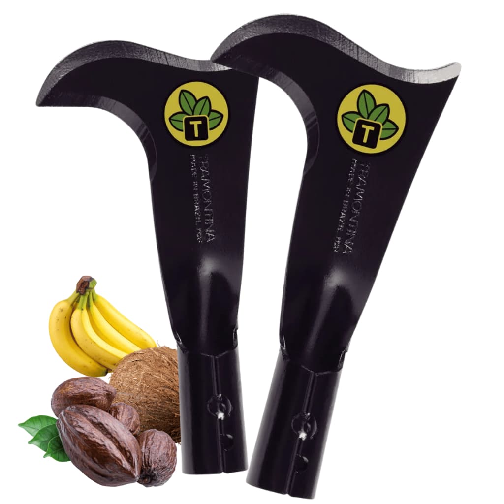 2 Podão Mini Foice Colher Cacau Banana S/cabo Tramontina