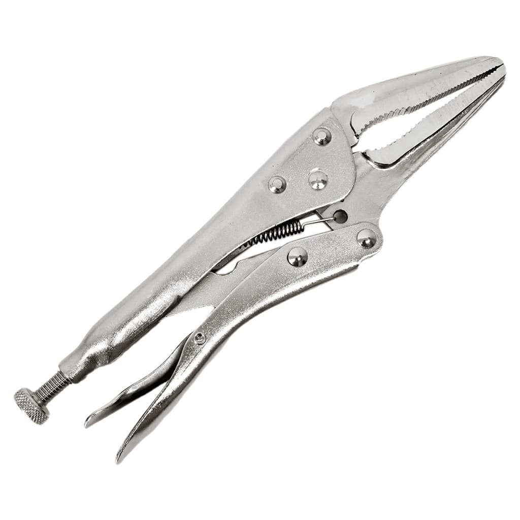 BMAX Alicate de Pressão Bico Longo 10" Profissional Aço Cromo Reto Reforçado