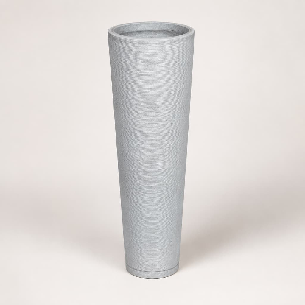 Vaso Para Planta Coluna Classic Ibiza P Escovado Polietileno Decorativo Sala Jardim Casa