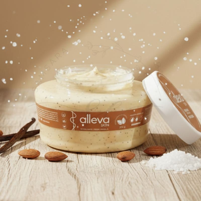 Esfoliante Corporal e Facial Fresh Vanilla Alleva