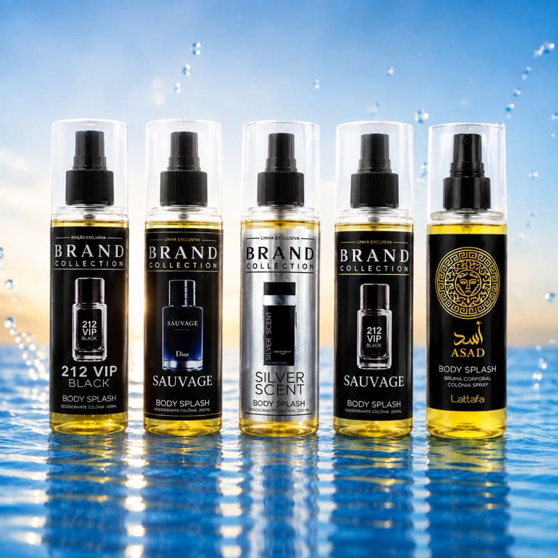 Body Splash Masculino 200ml - Alta Fixação Perfume Masculino Refrescante Uso Diário