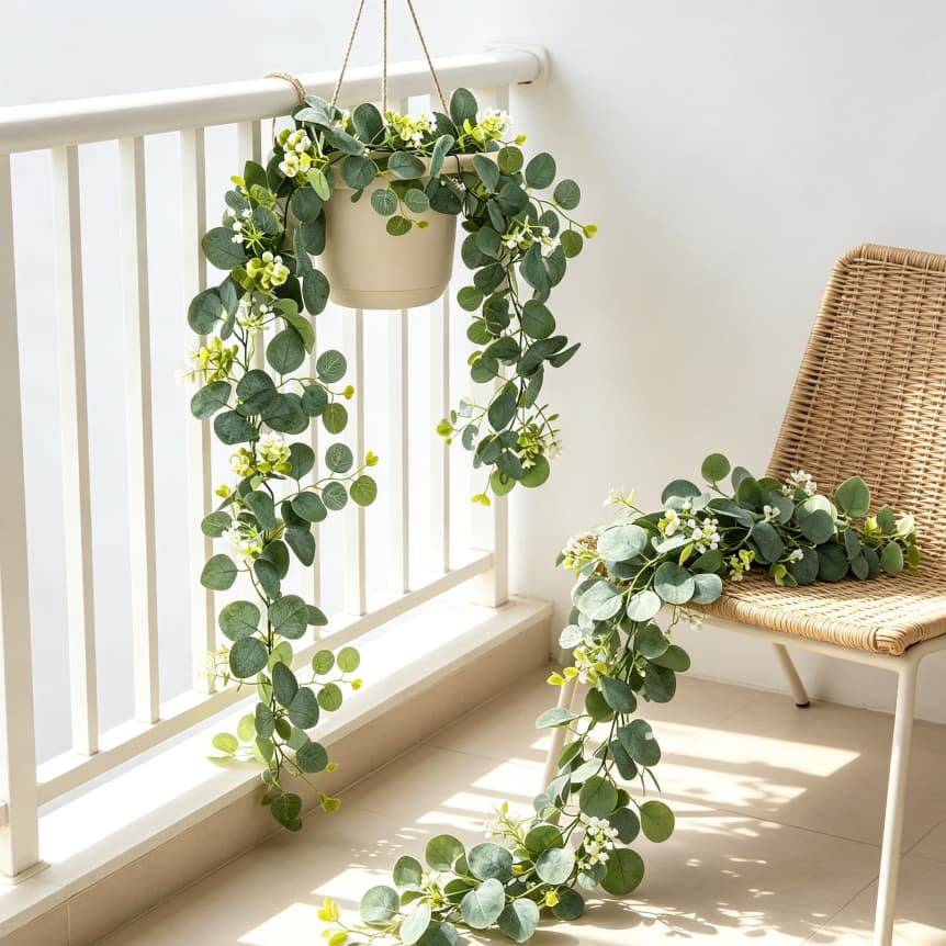 1 Kit Creeper Artificial Altamente Realista Decoração Versátil Sem Espinhos Seguro Não Requer Manutenção
