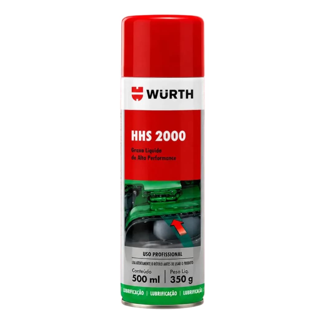 Graxa Liquida Wurth Hhs 2000 500ml/350g