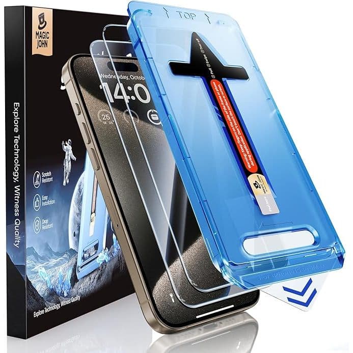 Película 9H p/ iPhone X-17 Air | adesão automática | alta transparência