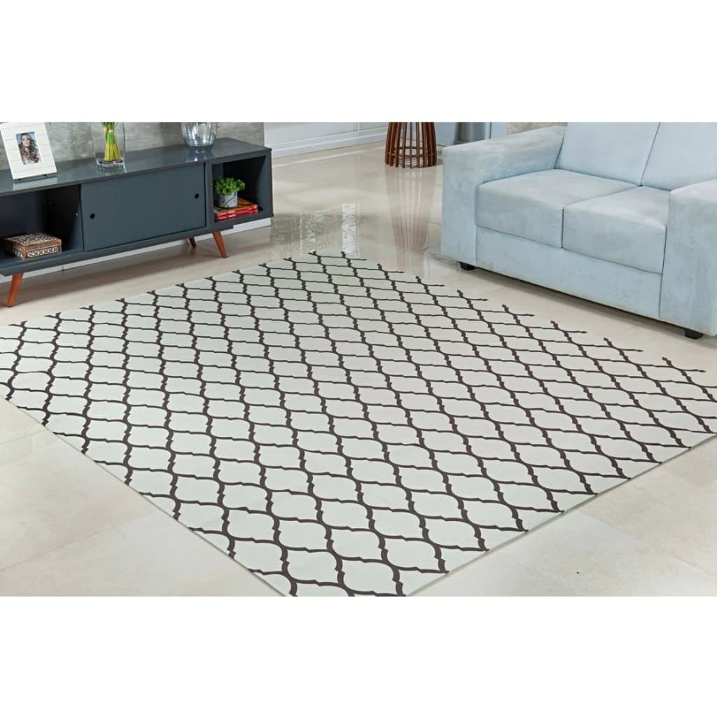 Tapete Para Quarto Jacquard Carpete Antiderrapante Sala e Escritório 200M x 250M Sofisticado