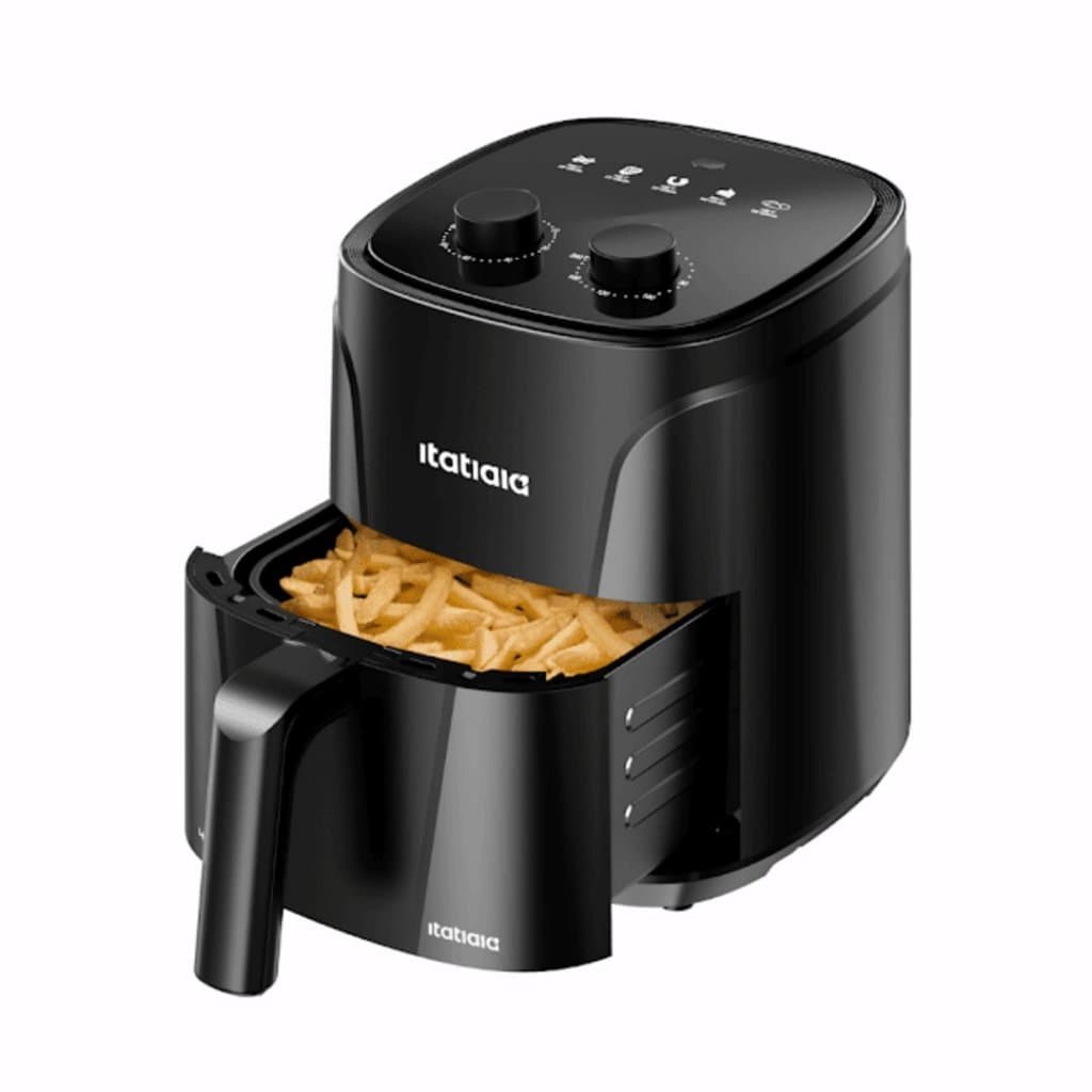Fritadeira Eletrica Itatiaia Air Fryer Forno 4L Sem OlÉo 127v Antiaderente Timer Controle Temperatura-ITA