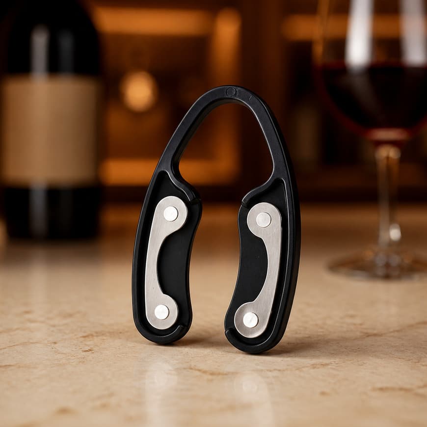 Cortador De Lacre Para Vinhos Preto Hauskraft