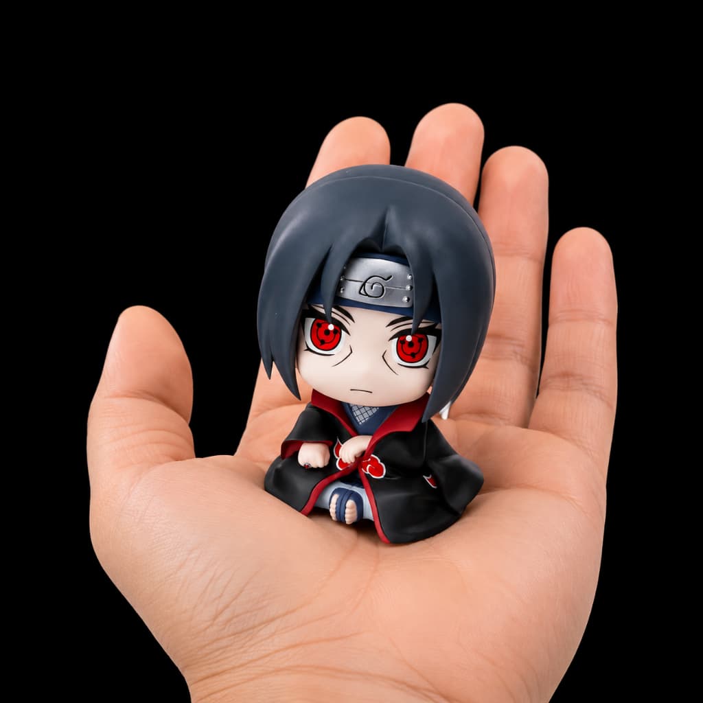 Boneco Itachi Uchiha Naruto Shippuden Colecionável 8cm