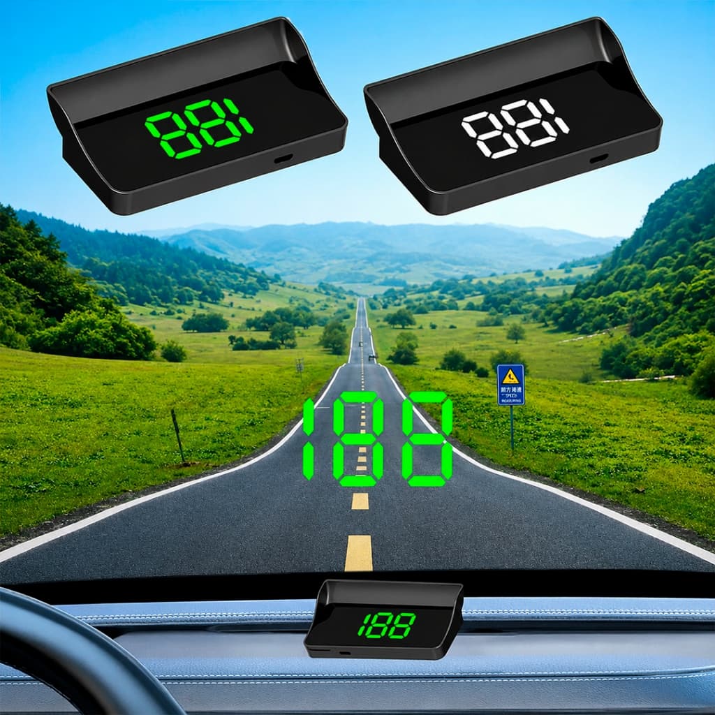 VELOCÍMETRO DIGITAL PARA-BRISA gps hud, KMH projetor de velocidade