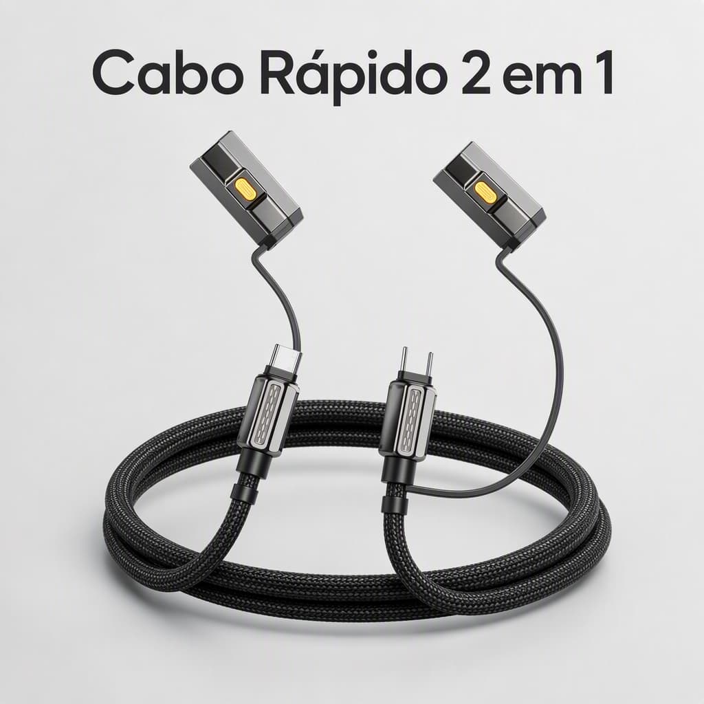 240W 4 em 1 lâmpada ignição multifunção cabo de dados Cabo USB-C para USB-C 1,2m