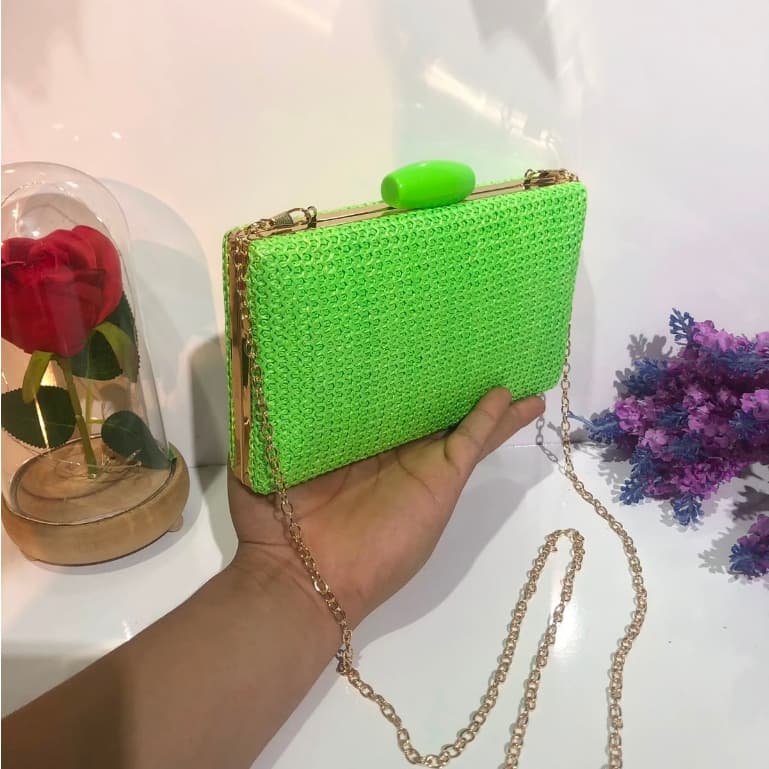 Promoção Bolsa Tiracolo / Carteira Feminina Com Glitter Para Festa / Banquete / Casamento (Poucas peças ou Peça única)