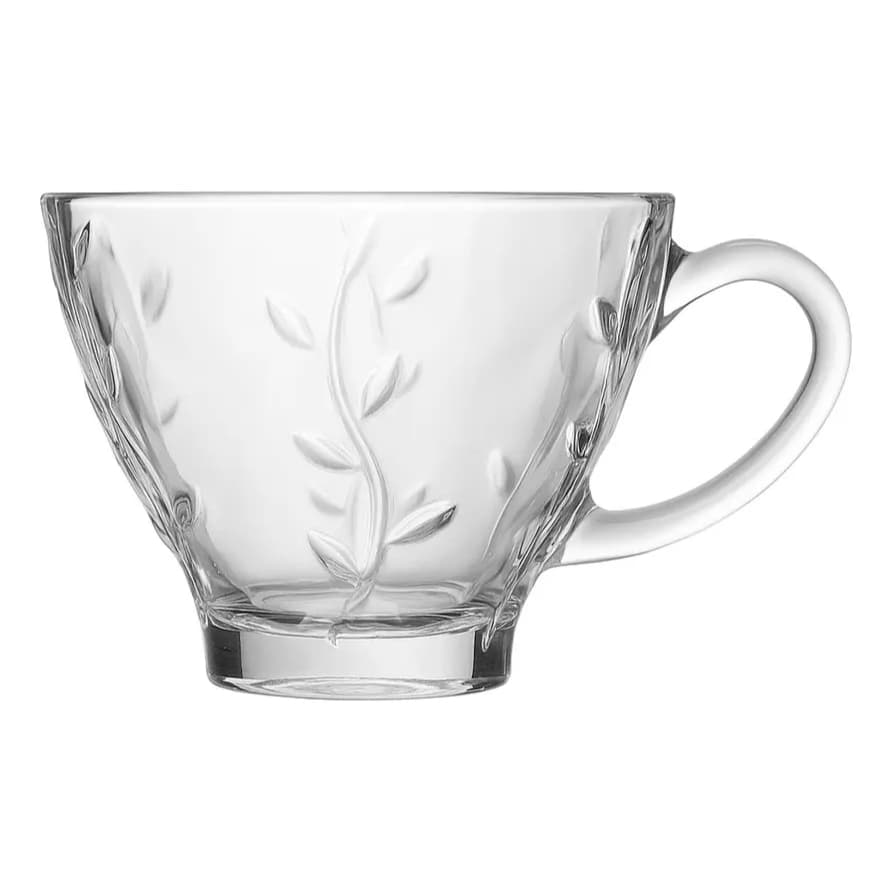 Xícara de chá Lily 220ml - Importada Resistente Não acompanha o Pires