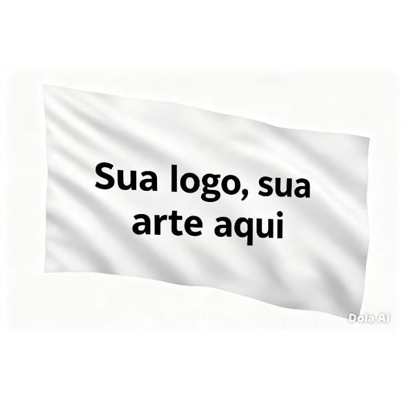 Bandeira personalizada do seu jeito sublimação  50x70cm