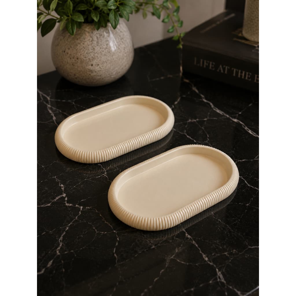 bandeja porta Objetos elegante porta chaves porta joias Kit 2 Porta-Objetos | Organização + Design Moderno