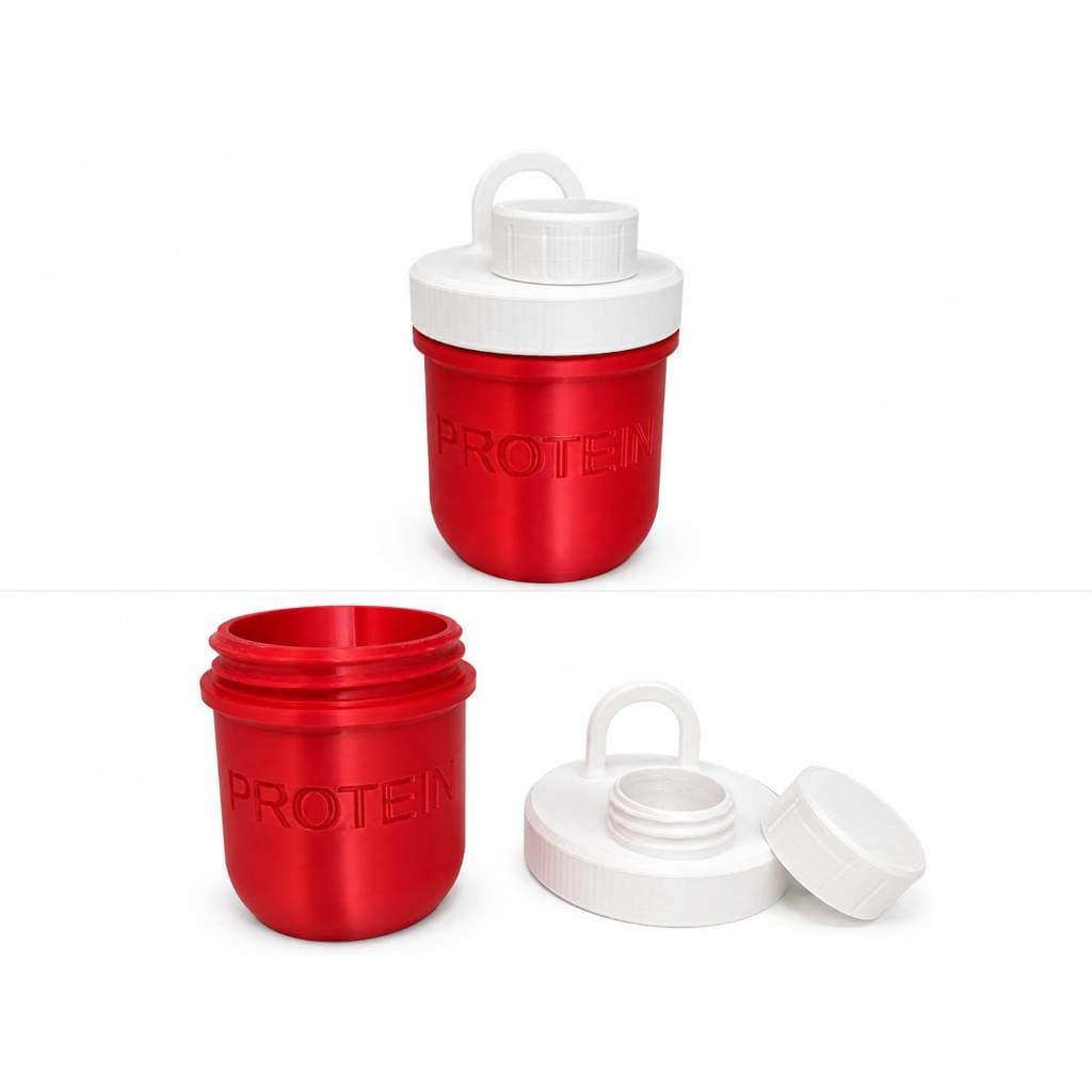 Porta Suplemento Proteína creatina whey Pré-treino academia 3d