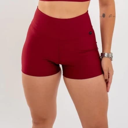 Short De academia Fitness Feminino Suplex – Sem Transparência,cintura alta