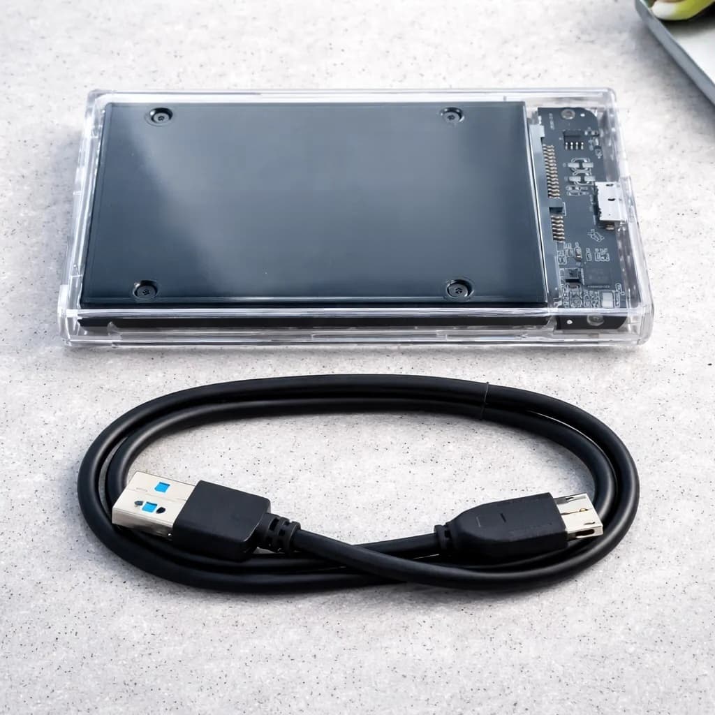 Unidade Externa de Back-Up Western Digital WD 500GB USB 3.0 p/Desktop, Laptop, Linux, Mac, PC, PS, SmarTV, Windows, XBox