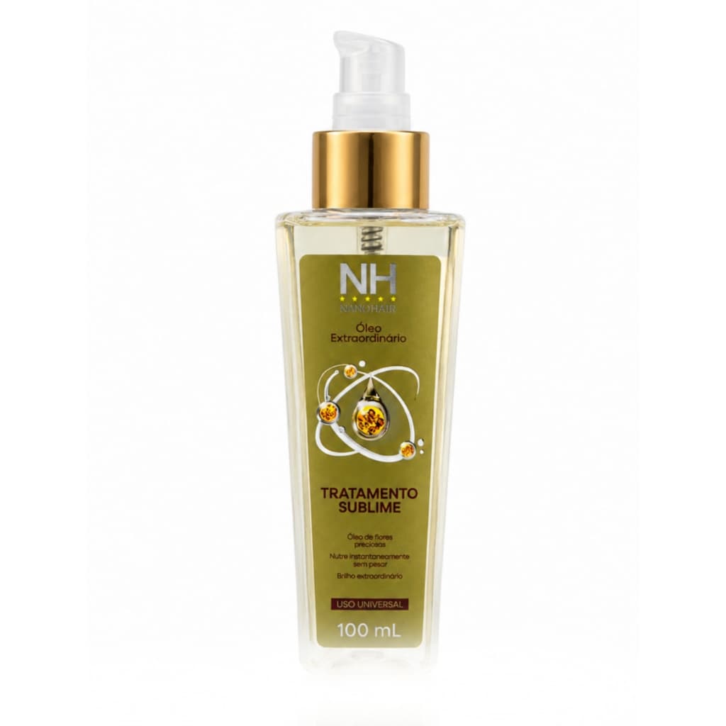 Óleo Reparador de Pontas Extraordinário NH Tratamento Sublime 100ml – Nutrição e Brilho para Cabelos