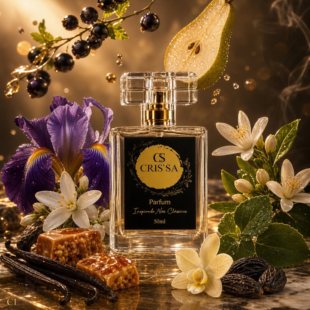 Belle la Vie Perfume Feminino Doce Marcante Íris Baunilha Praline 50ml Crissa