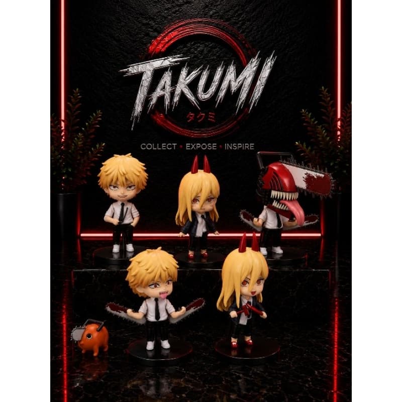 Figura Chainsaw Man 10cm – Denji e Power | Anime