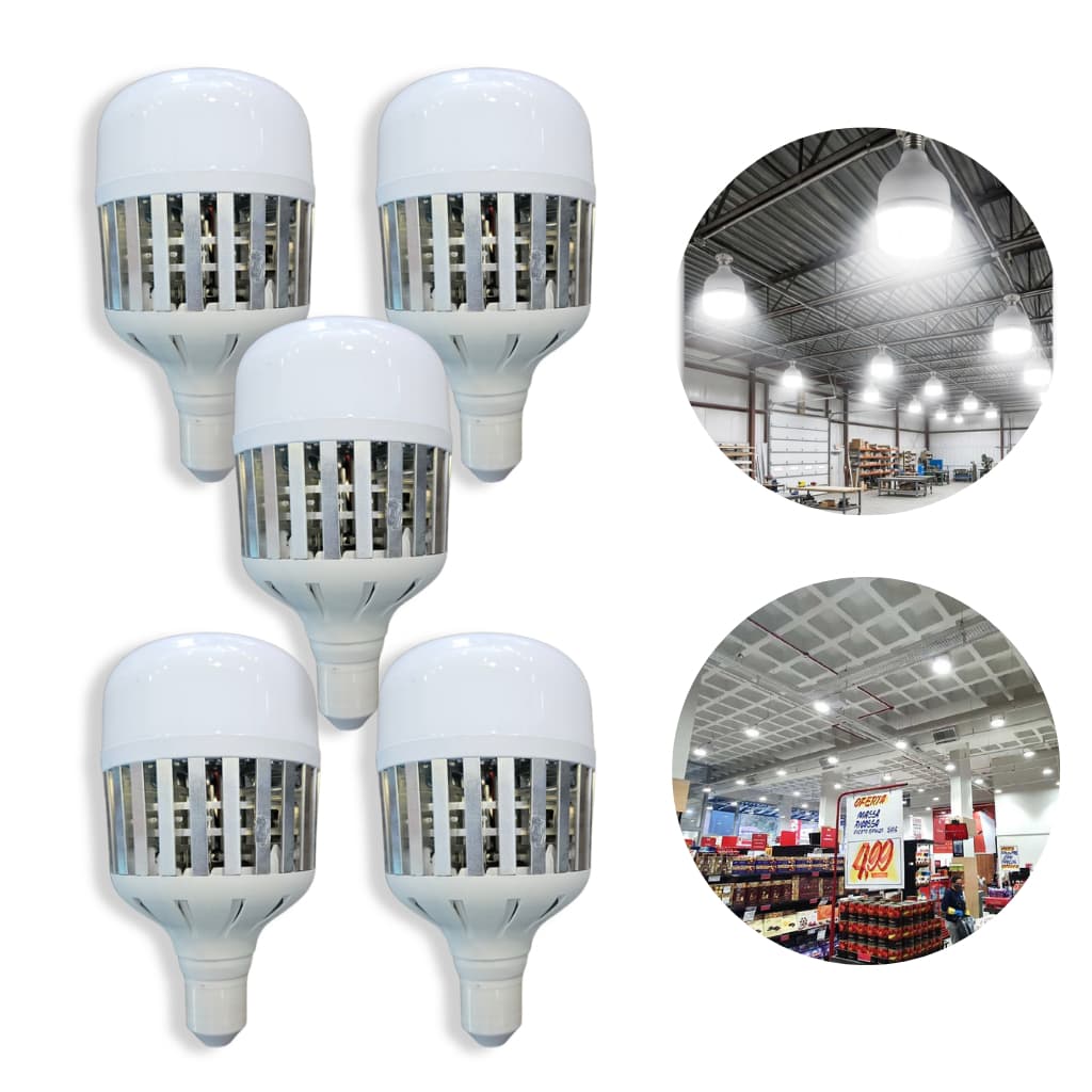 Kit 5 Lâmpadas LED Bulbo 65W Lumanti 6500lm 6500K