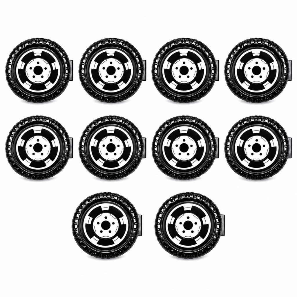 Kit 7 Porta Mix Roda De Carro Wheels Pote Lembrancinhas Aniversário