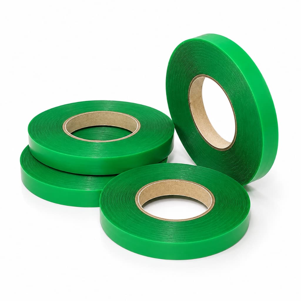 Kit 4 Rolos Fita Dupla Face 9mm Transparente 20 Metros Adesiva Forte Alta Fixação Para Parede Objetos e Decoração