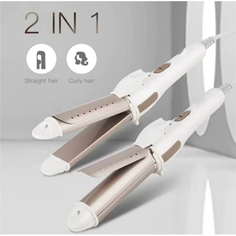 Babyliss Prancha e Modelador de Cachos Profissional 2 em 1 - Aquecimento Rápido e Revestimento ABS