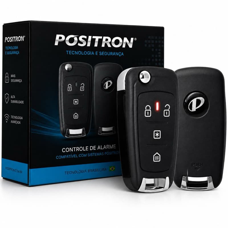 Carcaça De Chave Canivete Alarme Positron Px80