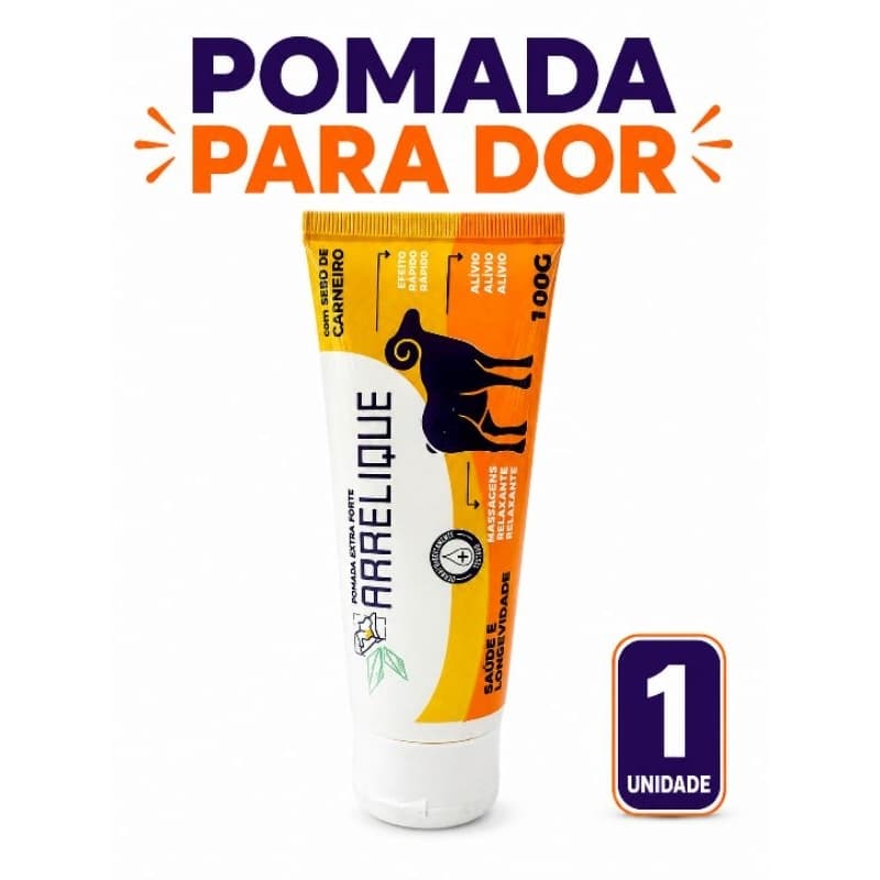 Pomada Arrelique 100g Extra Forte Massageadora