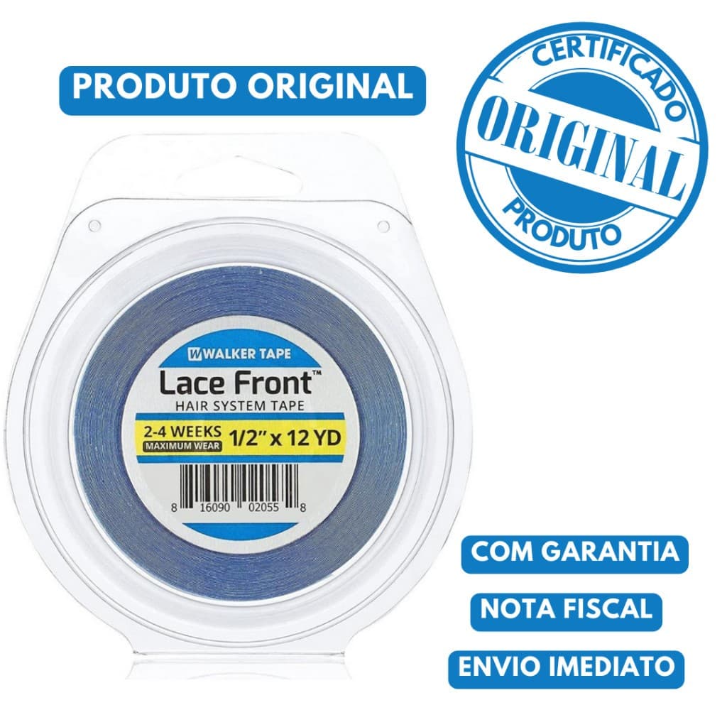 Fita Adesiva Azul Walker Tape Lace Front 12m original