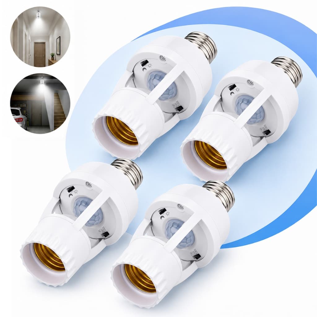 KIT2/6 80W Motion Sensor for E27 Socket Lamp with Presence Sensor Bivolt 110V~220V