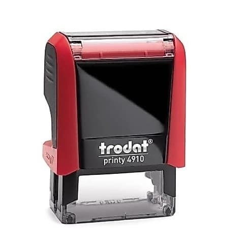Carimbo Trodat 4910 P4 26x9mm Modelo Profissional Para Professores e Profissionais da Saúde