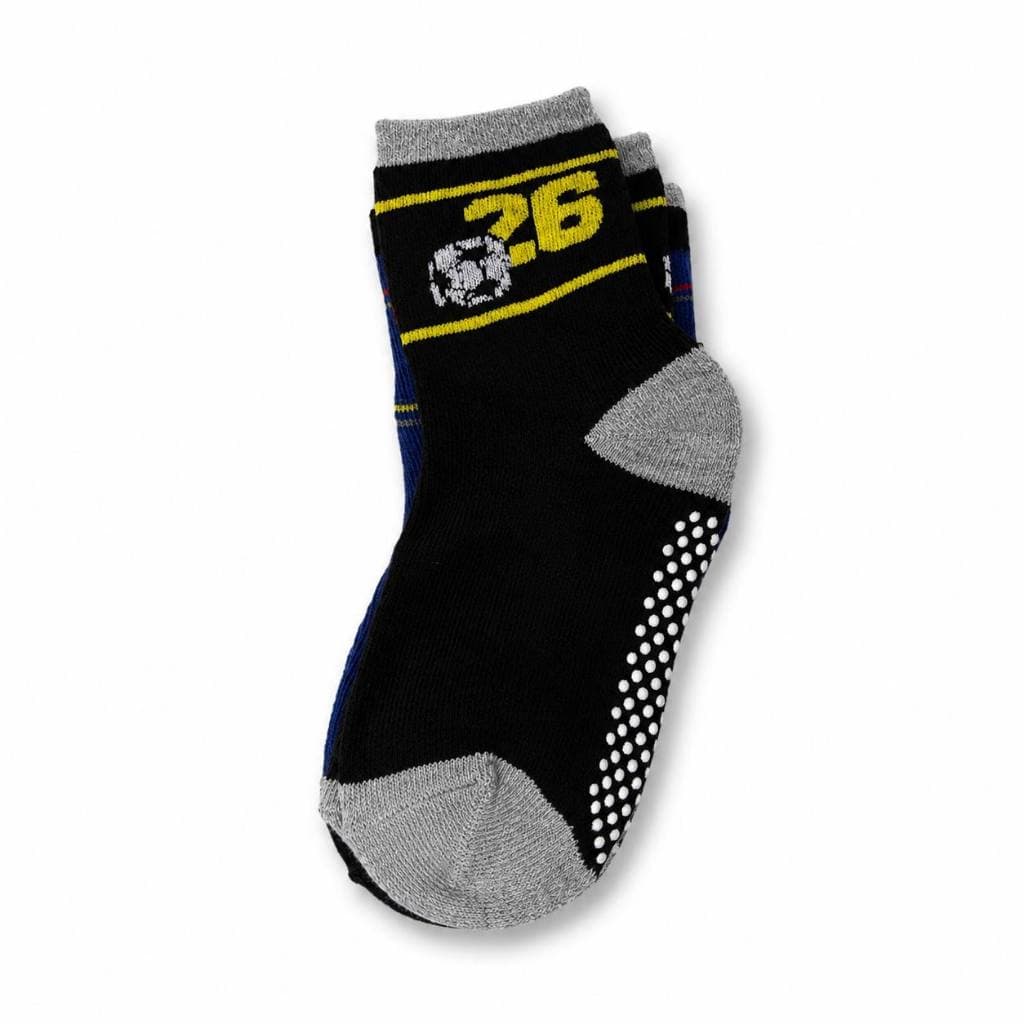 Kit 3 Pares Meia Infantil Menino: 2 a 4 Anos Tamanho 15-19 | 4 a 6 Anos Tamanho 19-23