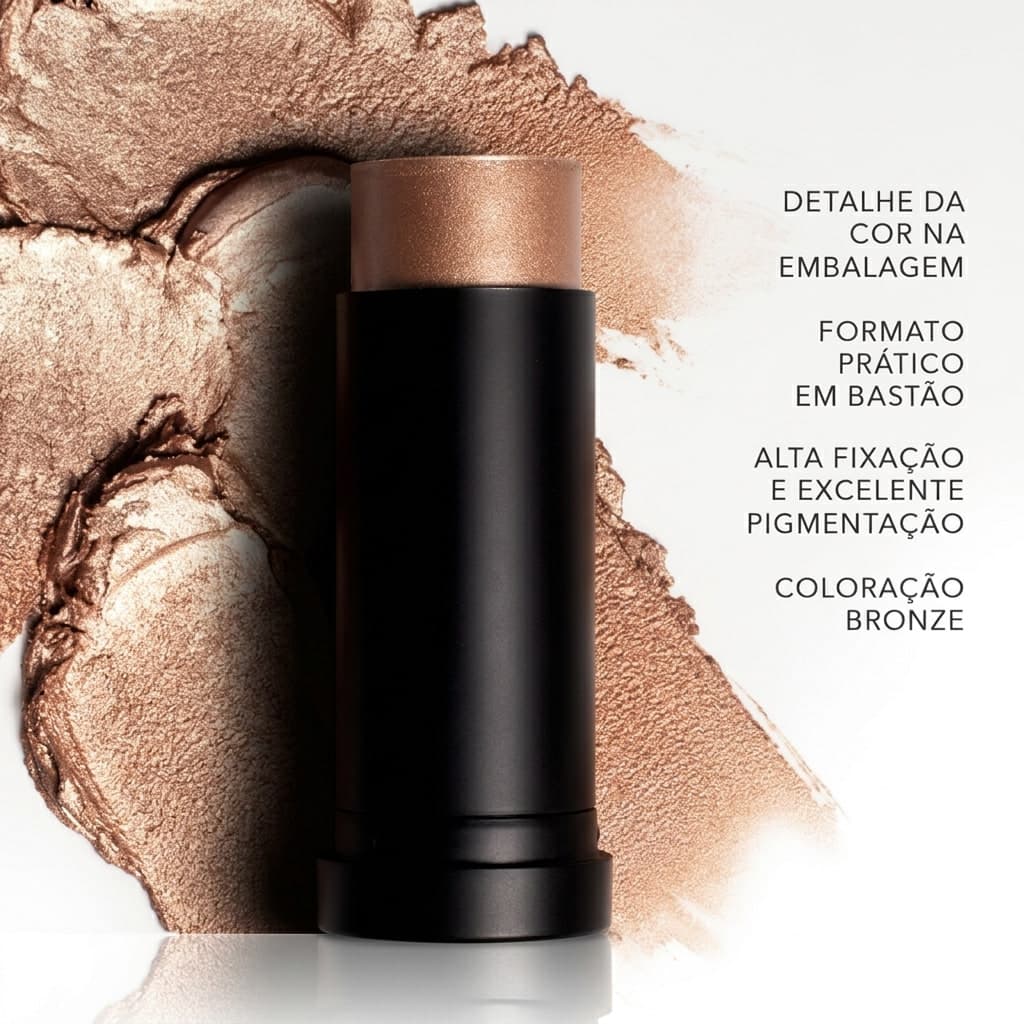 Iluminador em Bastão Bronze Highlight Stick 13g Oceane Edition Para Um Glow Radiante