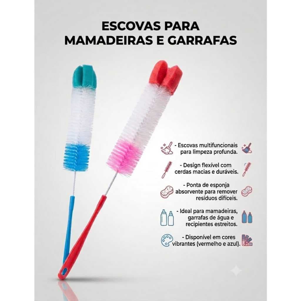 Escova Para Limpeza De Mamadeiras E Copos 30cm