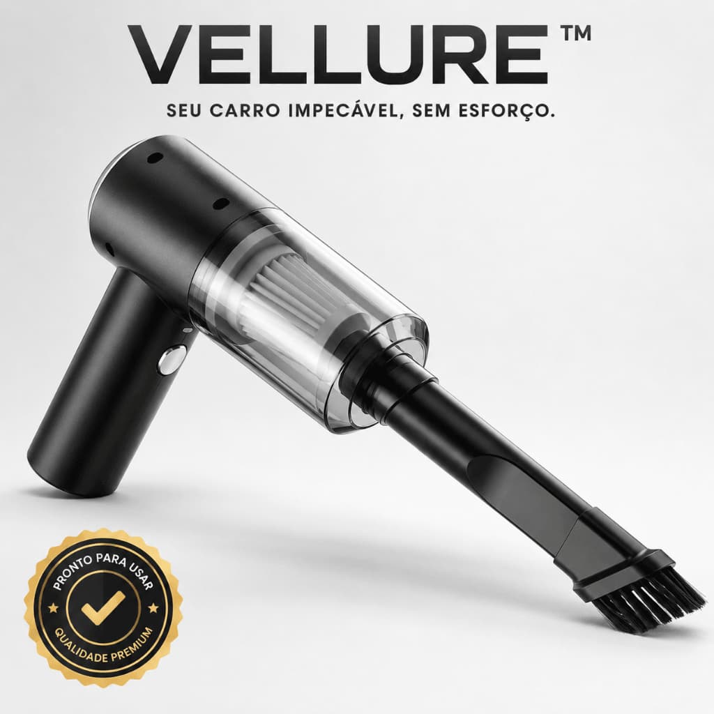 Aspirador Automotivo Portátil Recarregável Sem Fio Potente Bivolt Para Carro Limpeza De Estofado